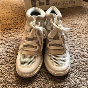 Michel Kors wedges- White, size 7.